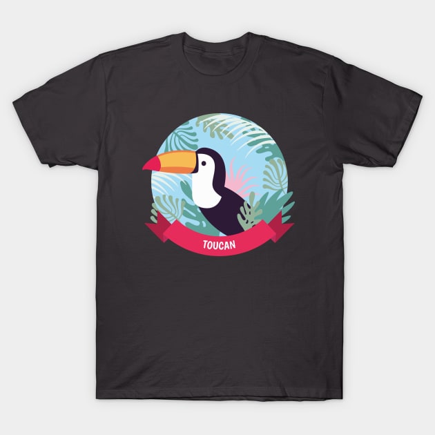 Cute Toucan T-Shirt by TomCage